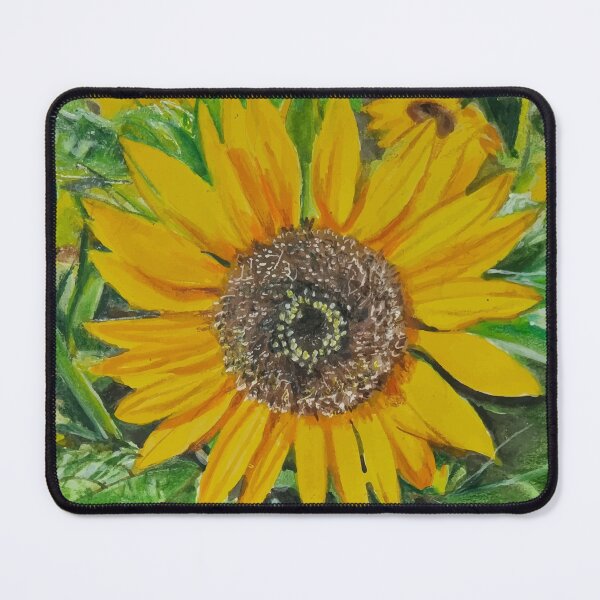 Item preview, Sunny Sunflower in a Field designed and sold by LornaBowdenART.