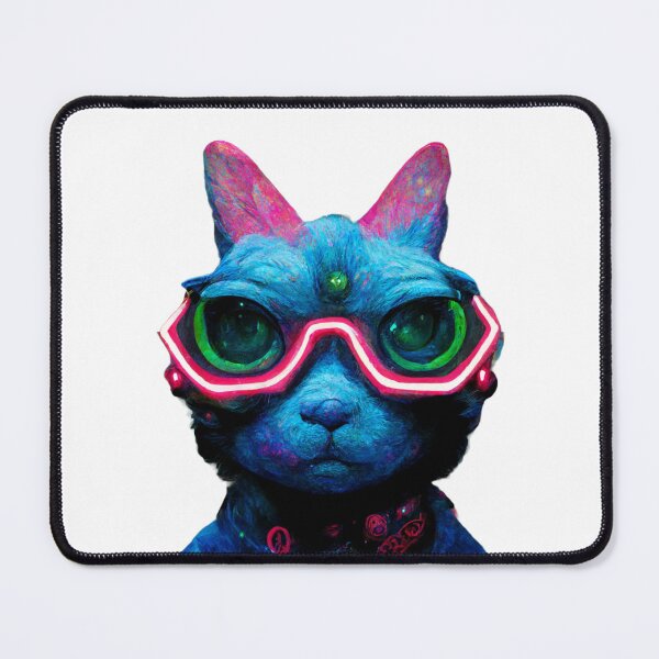 Item preview, funky neon cat aesthetic designed and sold by cocomelon168.