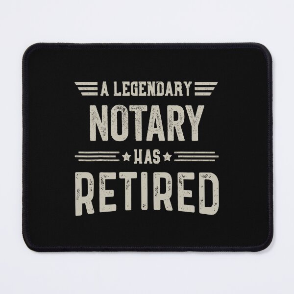 Item preview, The Legendary notary Has Retired T Shirt, notary Retirement Party Gift, Legend, Retiring Birthday Christmas Gift designed and sold by xlnv.