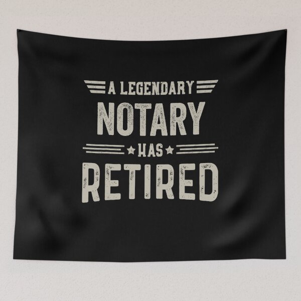 Item preview, The Legendary notary Has Retired T Shirt, notary Retirement Party Gift, Legend, Retiring Birthday Christmas Gift designed and sold by xlnv.