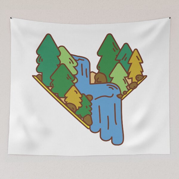 Item preview, Lets Go Chase Waterfall designed and sold by Unaiza Khalid.