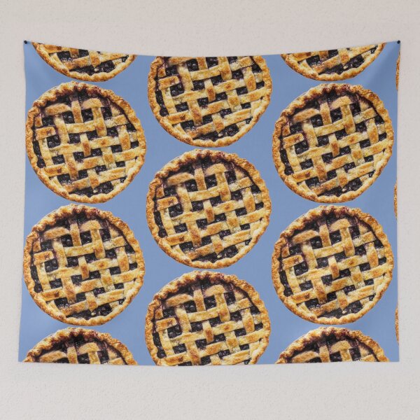 Item preview, Pretty Periwinkle Blueberry Pie Pattern Lattice Fall Autumn 2022 Baking Beautiful Pretty Unique designed and sold by InterpreTees.