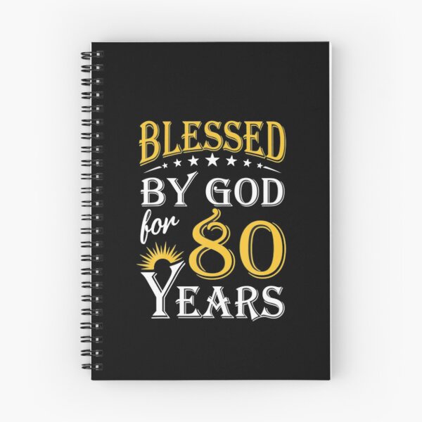 Item preview, Vintage Blessed By God For 80 Years Happy 80th designed and sold by MaryMaster.