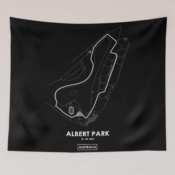 Item preview, ALBERT PARK - AUSTRALIA TRACK MAP - Leclerc Win designed and sold by andreanastasio.