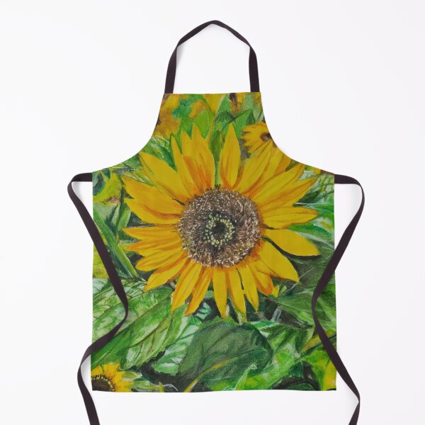 Item preview, Sunny Sunflower in a Field designed and sold by LornaBowdenART.