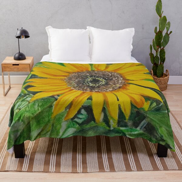 Item preview, Sunny Sunflower in a Field designed and sold by LornaBowdenART.