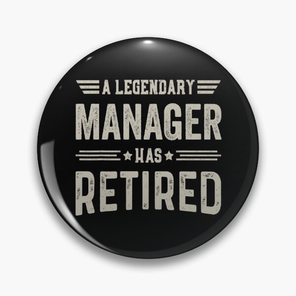Item preview, The Legendary manager Has Retired T Shirt, manager Retirement Party Gift, Legend, Retiring Birthday Christmas Gift designed and sold by xlnv.
