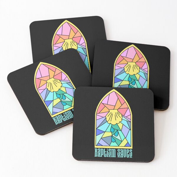 Item preview, Baptism Saves Stained Glass Orthodox Reformed  designed and sold by NonPCTruths.