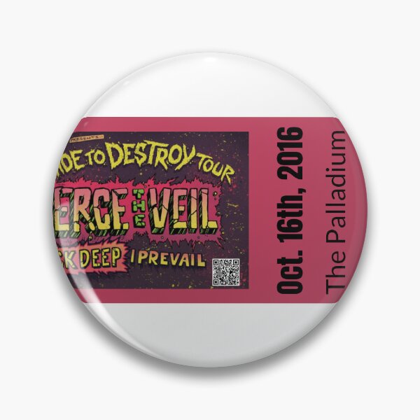 Item preview, The made to destroy tour ticket designed and sold by sam042100.