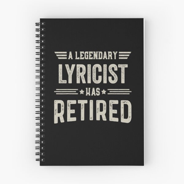 Item preview, The Legendary lyricist Has Retired T Shirt, lyricist Retirement Party Gift, Legend, Retiring Birthday Christmas Gift designed and sold by xlnv.