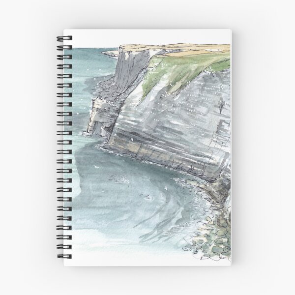 Item preview, Bempton Cliffs Watercolour designed and sold by Tom Napper Design.