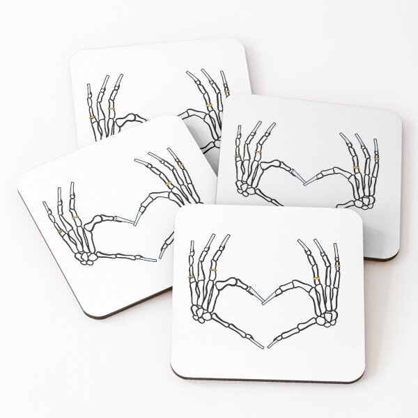 Item preview, White Swirly Skeleton Nails designed and sold by princesssomo21.