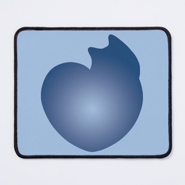 Item preview, Blue Heart Cat designed and sold by MobsProject.