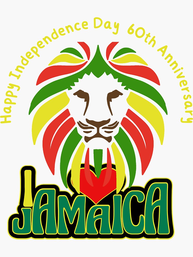 Happy Independence Day Celebration Jamaica 60th Anniversary 2022 Classic T Shirt Sticker For