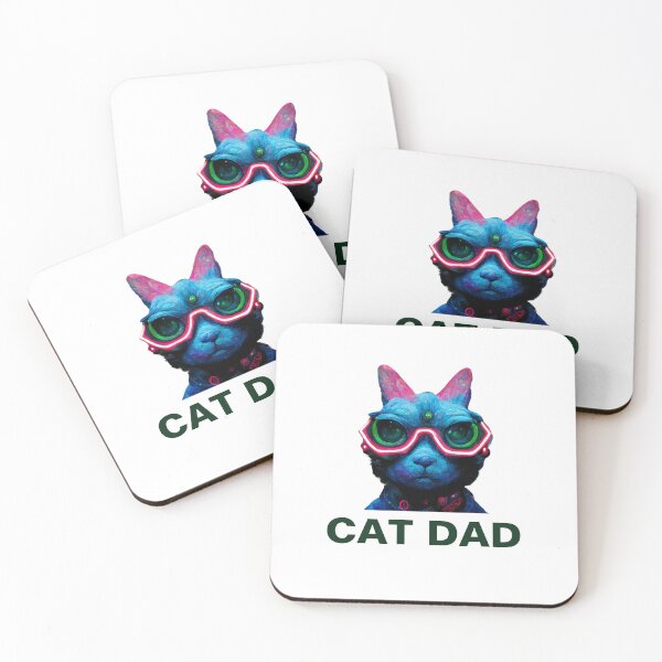 Item preview, Copy of funky neon cat dad aesthetic designed and sold by cocomelon168.