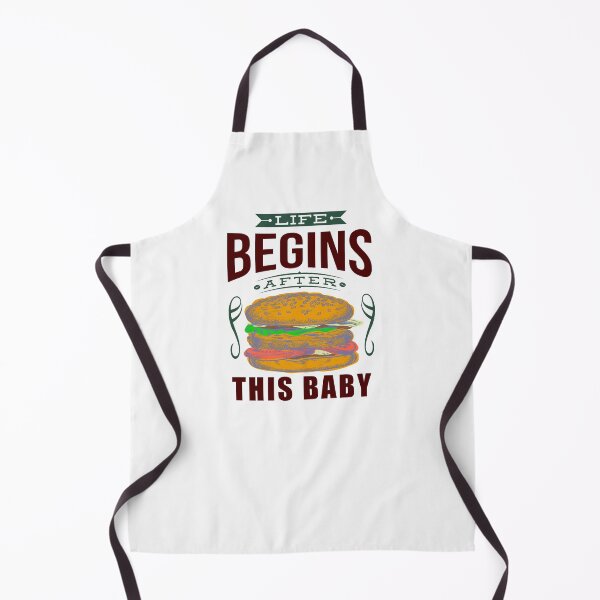Item preview, Life begins funny burger lovers 2 designed and sold by vibeno1.