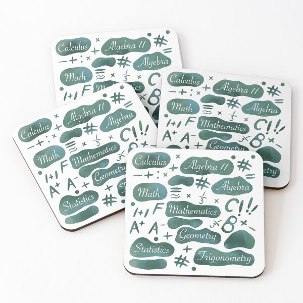 Item preview, set of school items, back to school, mathematics, green designed and sold by DianaMelnyk.