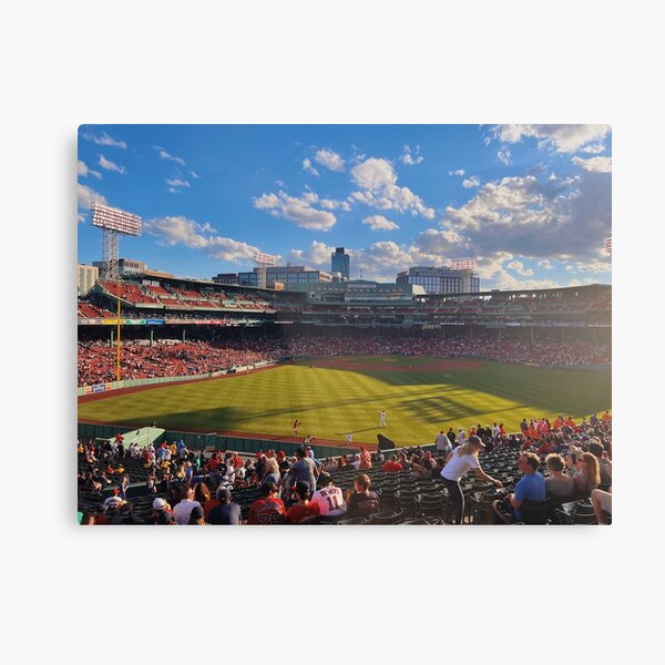 Night Baseball Game at Historic Fenway Park, Boston Red Sox, Boston, Ma | Large Solid-Faced Canvas Wall Art Print | Great Big Canvas