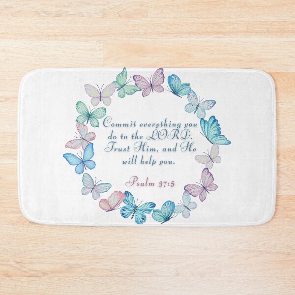 Item preview, Psalm 37:5 -  Commit everything you do to the LORD. Trust Him, and He will help you.  designed and sold by FlutterByH.