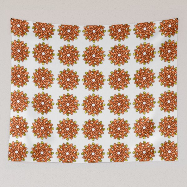 Item preview, Orange and Yellow Mandala, Abstract Art designed and sold by Meo Design.