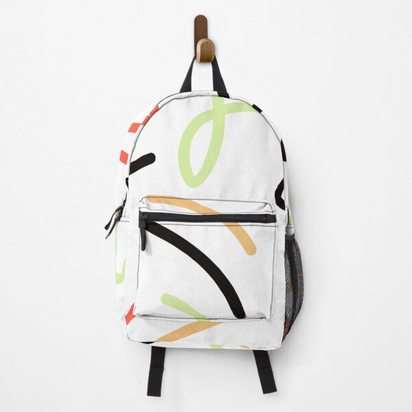 Item preview, Colorful lines white background designed and sold by jsebouvi.
