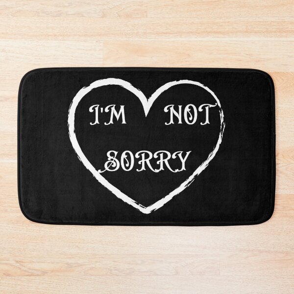 Item preview, I'm not sorry white heart t-shirt designed and sold by ougraz24.