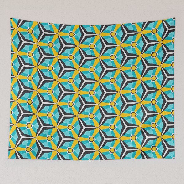 Item preview, Heartening and Audacious Sunshiny-Colored Regular Pattern 64 designed and sold by Shape-And-Color.