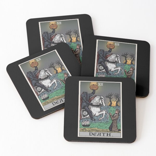 Item preview, Death Tarot Card The Legend of Sleepy Hollow Headless Horseman designed and sold by TheGhoulishGarb.