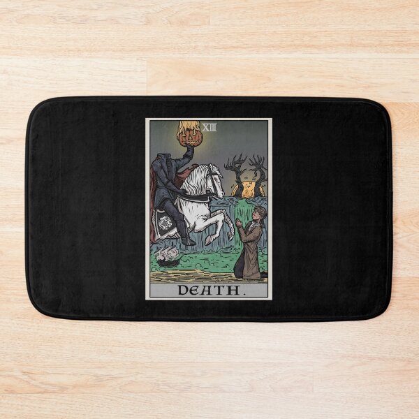 Item preview, Death Tarot Card The Legend of Sleepy Hollow Headless Horseman designed and sold by TheGhoulishGarb.
