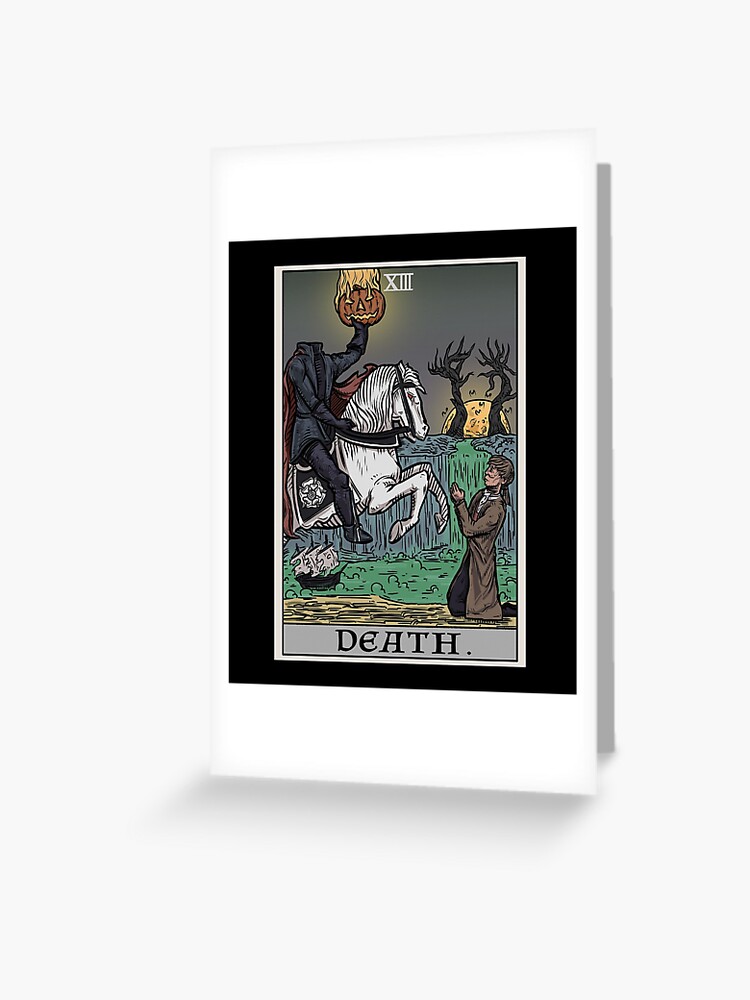 Buy Death Tarot Card Poster Halloween Poster Headless Horseman Online in  India 