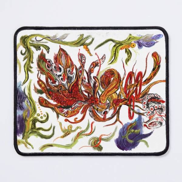 Item preview, Copy of Chthonic Petrykivka - white designed and sold by AerachnaNagren.