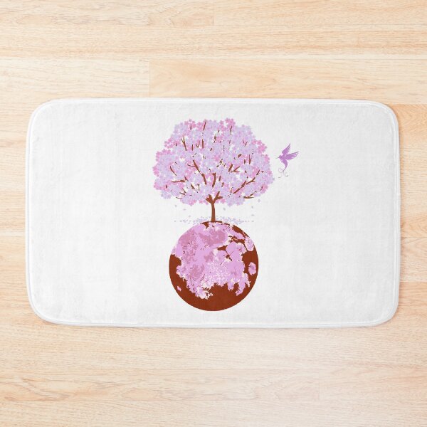 Item preview, Flowering tree above the globe. designed and sold by Fadwalana99.