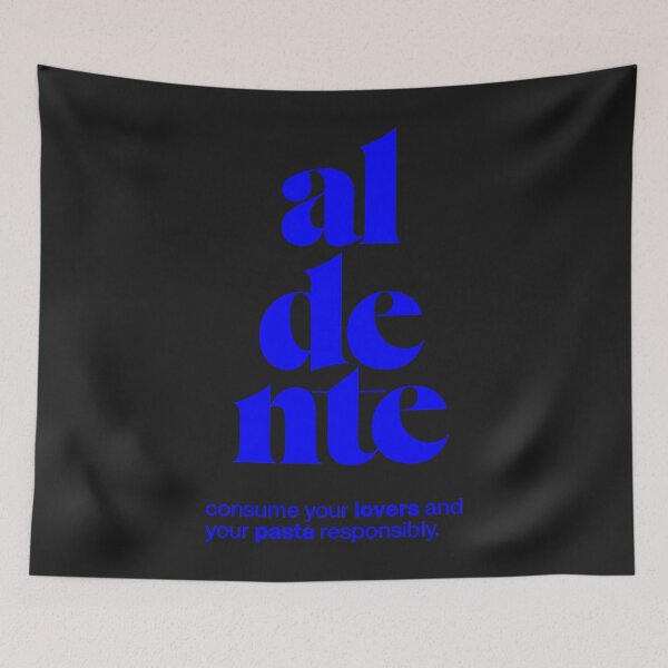 Item preview, Aldente statement print consume your lovers and your pasta responsibly designed and sold by MichaelStoner12.