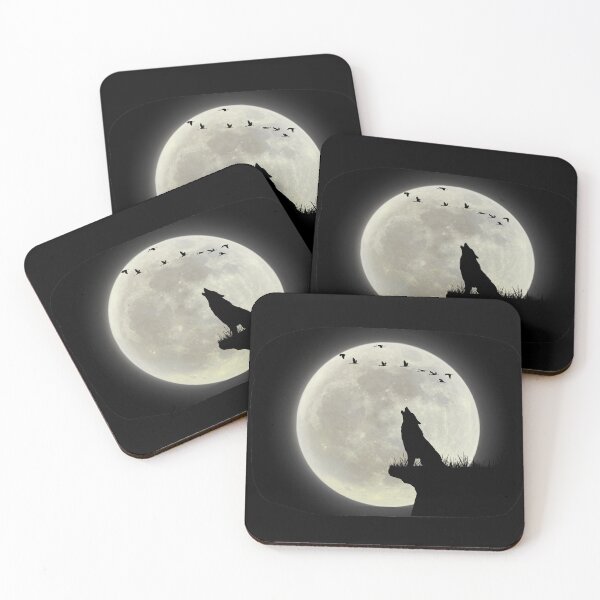 Item preview, Zidika Wolf under the Moon   designed and sold by GoldfinchStore.