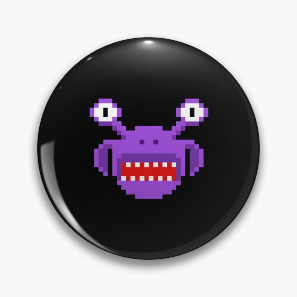 Item preview, Purple Pixel Alien designed and sold by PotluckPrints.