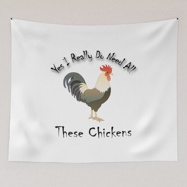 Item preview, Yes I Really Do Need All These Chickens designed and sold by stalin-LB.