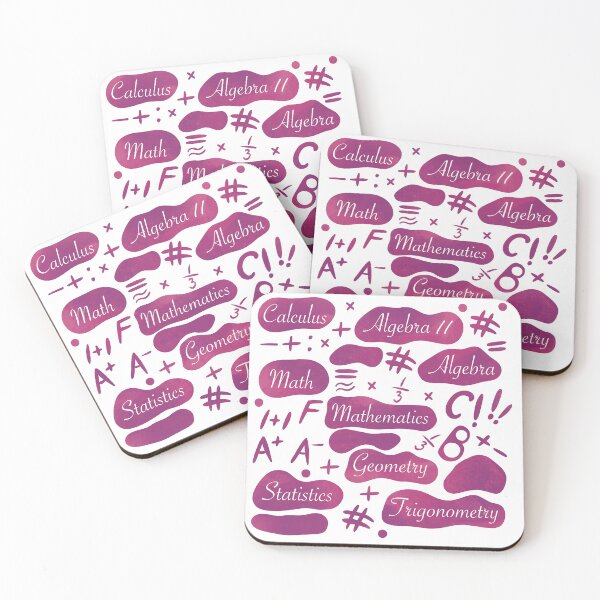 Item preview, set of mathematics, pink designed and sold by DianaMelnyk.