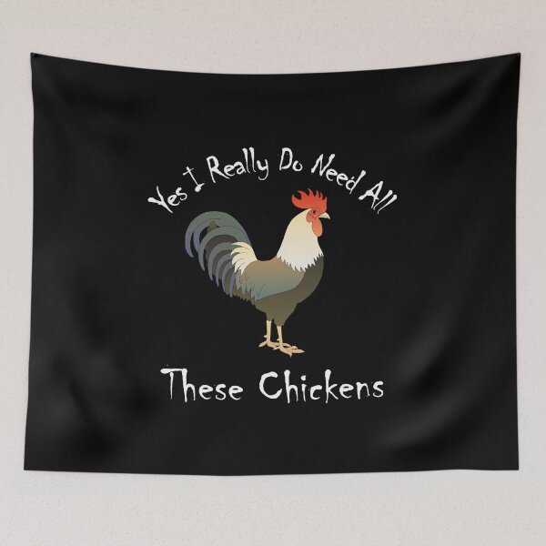 Item preview, Yes I Really Do Need All These Chickens designed and sold by stalin-LB.