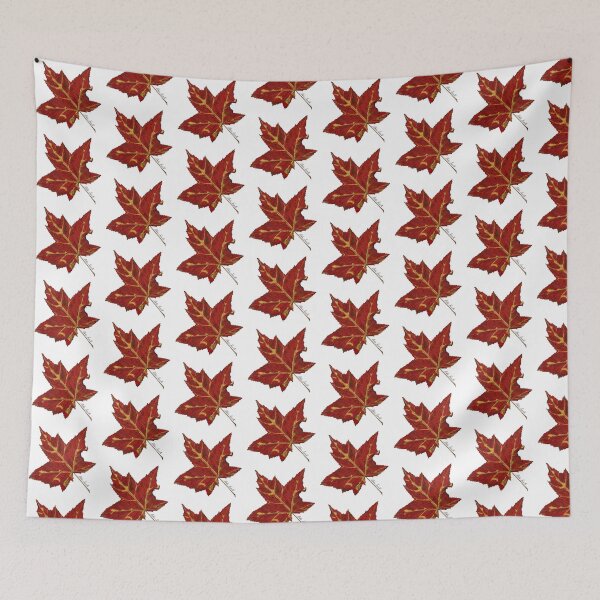Item preview, Maple leaf illustration, autumn colours designed and sold by Malu-Iriarte.