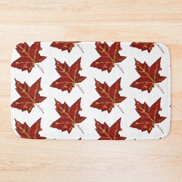 Item preview, Maple leaf illustration, autumn colours designed and sold by Malu-Iriarte.