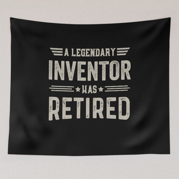 Item preview, The Legendary inventor Has Retired T Shirt, inventor Retirement Party Gift, Legend, Retiring Birthday Christmas Gift designed and sold by xlnv.