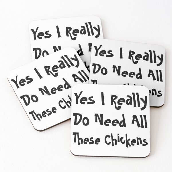 Item preview, Yes I Really Do Need All These Chickens designed and sold by stalin-LB.