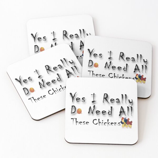 Item preview, Yes I Really Do Need All These Chickens designed and sold by stalin-LB.