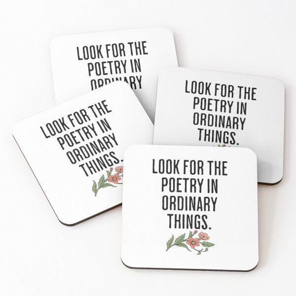 Item preview, Look For The Poetry In Ordinary Things - Stoic Quote designed and sold by AlanPhotoArt.