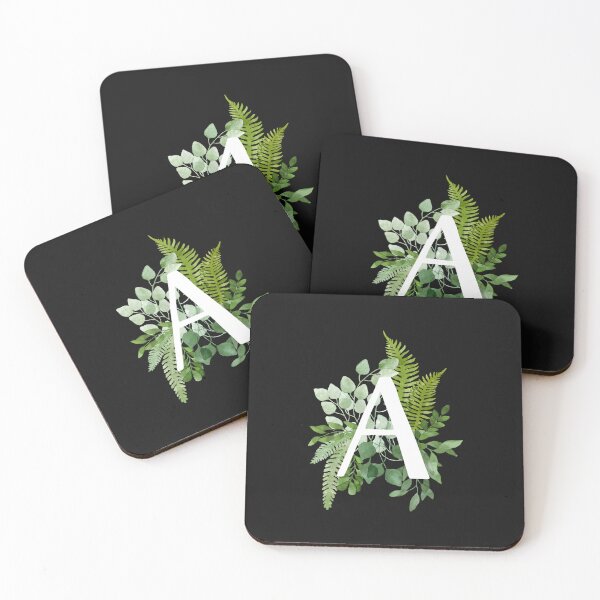 Item preview,  Letter A Botanical Design designed and sold by DoodlesnPoodles.