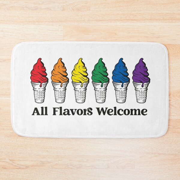 Item preview, LGBTQ Ice Cream All Flavors Welcome designed and sold by mellowgraphics.