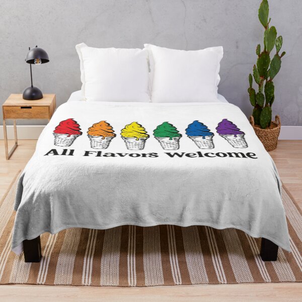 Item preview, LGBTQ Ice Cream All Flavors Welcome designed and sold by mellowgraphics.