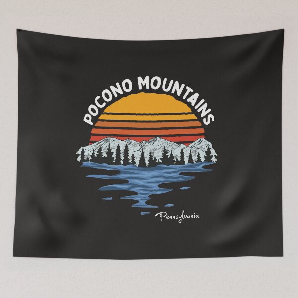 Item preview, Pocono Pennsylvania Mountains Sunset Art designed and sold by MrEddie10.