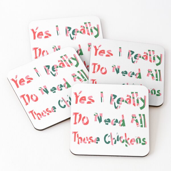 Item preview, Yes I Really Do Need All These Chickens designed and sold by stalin-LB.