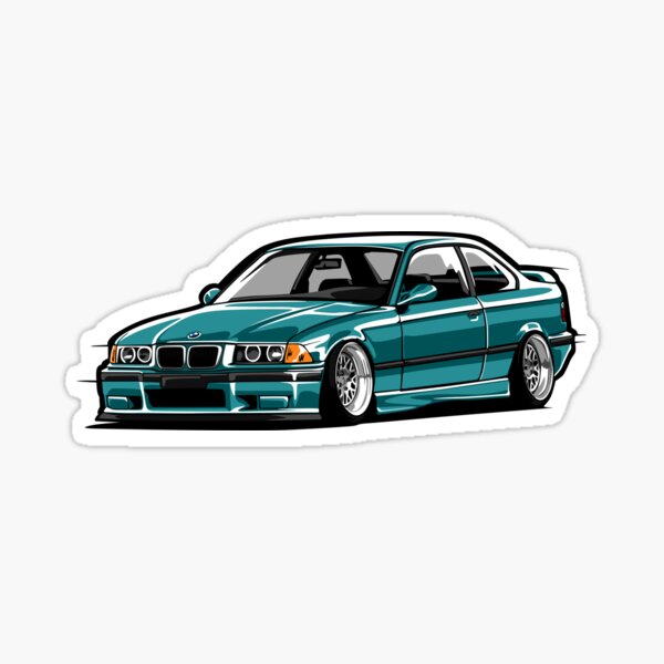 Stanced sur E36 Sticker